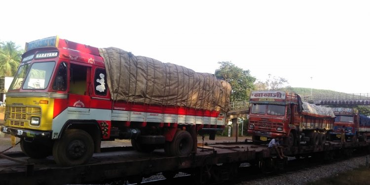 RORO from Konkan Railway-Truck