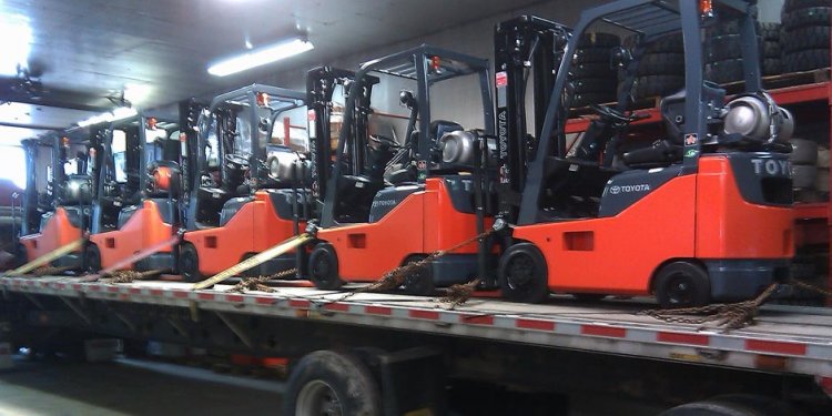 Truck Mounted Forklifts Rental